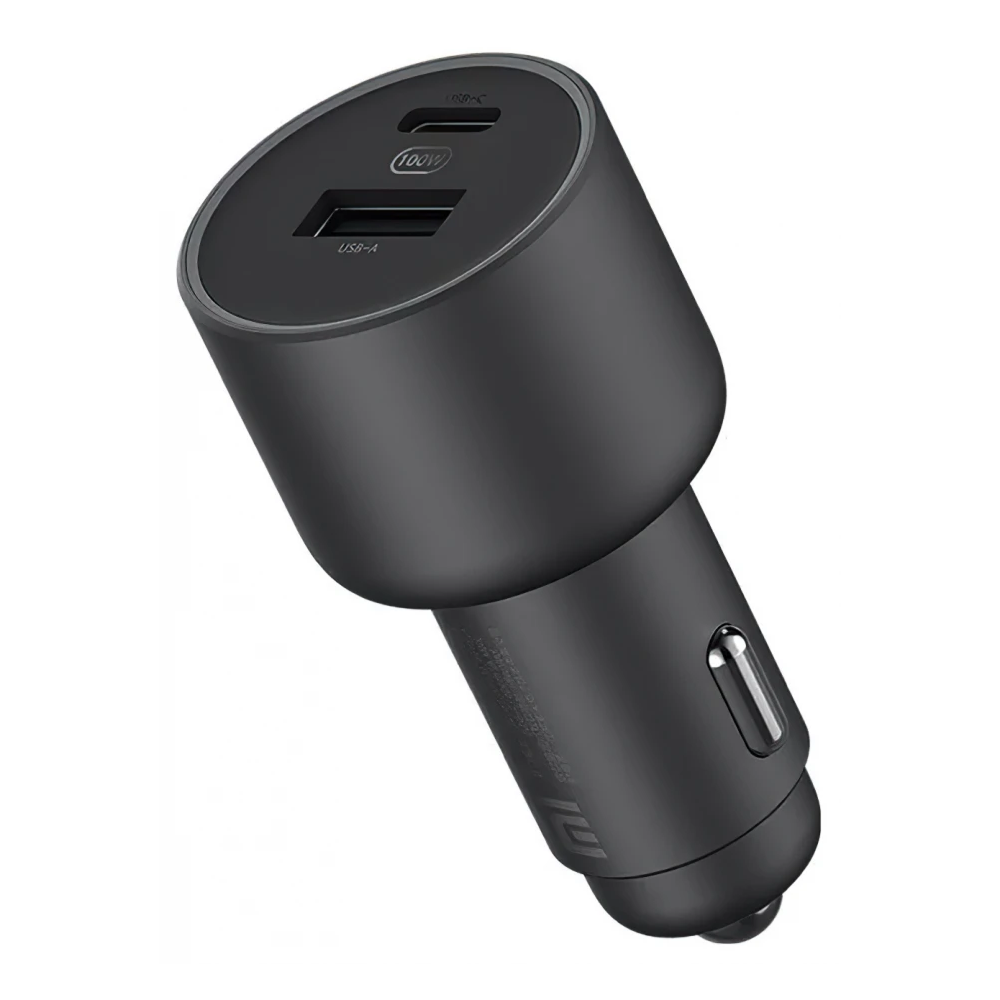 Устройство зарядное автомобильное Xiaomi 100W Car Charger (USB-A + USB-C) с кабелем Type-C - Type-C